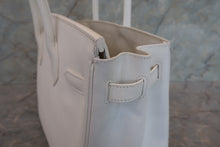 画像をギャラリービューアに読み込む, HERMES/エルメス バーキン30 ヴォーエプソン ホワイト □L刻印 ハンドバッグ 700040012