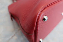 将图片加载到图库查看器,HERMES/BOLIDE 31 Clemence leather Rouge garance □O刻印 Shoulder bag 600050201
