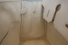 画像をギャラリービューアに読み込む, HERMES/エルメス バーキン30 ヴォーエプソン ホワイト □L刻印 ハンドバッグ 700040012