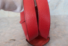 将图片加载到图库查看器,HERMES PICOTIN LOCK PM Clemence leather Rouge casaque A刻印 Hand bag 700100143