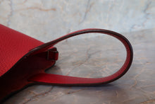将图片加载到图库查看器,HERMES PICOTIN LOCK PM Clemence leather Rouge casaque A刻印 Hand bag 700100143