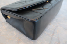 将图片加载到图库查看器,CHANEL/香奈儿 戴妃 CF 链条包 羊皮 Black/Gold hadware(黑色/金色金属) 肩背包 800050044