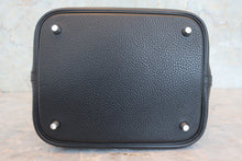 Load image into Gallery viewer, HERMES PICOTIN LOCK MM Clemence leather Black D Engraving Hand bag 800060038