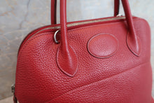 将图片加载到图库查看器,HERMES/BOLIDE 31 Clemence leather Rouge garance □O刻印 Shoulder bag 600050201