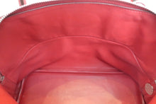 将图片加载到图库查看器,HERMES/BOLIDE 31 Clemence leather Rouge garance □O刻印 Shoulder bag 600050201