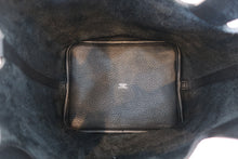 Load image into Gallery viewer, HERMES PICOTIN LOCK MM Clemence leather Black D Engraving Hand bag 800060038