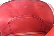 将图片加载到图库查看器,HERMES/BOLIDE 31 Clemence leather Rouge garance □O刻印 Shoulder bag 600050201