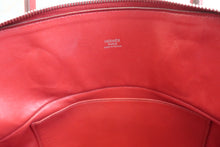 将图片加载到图库查看器,HERMES/BOLIDE 31 Clemence leather Rouge garance □O刻印 Shoulder bag 600050201