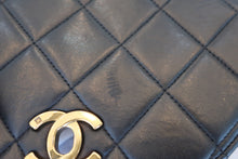 画像をギャラリービューアに読み込む, CHANEL/シャネル マトラッセチェーンリュック ラムスキン ブラック/ゴールド金具 リュック 800070058
