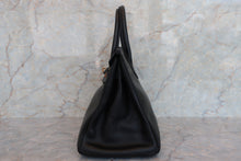 画像をギャラリービューアに読み込む, HERMES/エルメス バーキン30 アルデンヌ ブラック □C刻印 ハンドバッグ 700060134