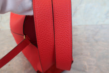 Load image into Gallery viewer, HERMES PICOTIN LOCK MM Clemence leather Rouge de Coeur D Engraving Hand bag 700090109