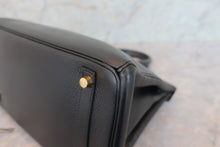 画像をギャラリービューアに読み込む, HERMES/エルメス バーキン30 アルデンヌ ブラック □C刻印 ハンドバッグ 700060134
