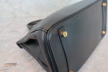 画像をギャラリービューアに読み込む, HERMES/エルメス バーキン30 アルデンヌ ブラック □C刻印 ハンドバッグ 700060134