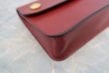 画像をギャラリービューアに読み込む, HERMES/エルメス ポシェットグリーン ボックスカーフ ルージュアッシュ □E刻印 ウエストポーチ 700050176