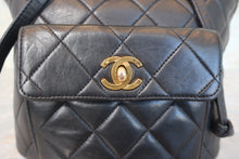 画像をギャラリービューアに読み込む, CHANEL/シャネル マトラッセチェーンリュック ラムスキン ブラック/ゴールド金具 リュック 800020151