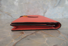 Load image into Gallery viewer, HERMES  Bearn Soufflet Epsom leather Crevette □Q Engraving Wallet 700040052