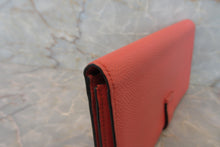 Load image into Gallery viewer, HERMES  Bearn Soufflet Epsom leather Crevette □Q Engraving Wallet 700040052
