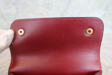 画像をギャラリービューアに読み込む, HERMES/エルメス ポシェットグリーン ボックスカーフ ルージュアッシュ □E刻印 ウエストポーチ 700050176