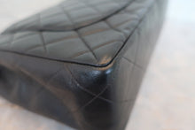 画像をギャラリービューアに読み込む, CHANEL/シャネル 中マトラッセシングルフラップチェーンショルダーバッグ ラムスキン ブラック/ゴールド金具 ショルダーバッグ 800010021