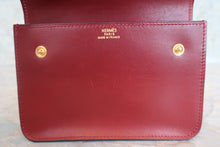 画像をギャラリービューアに読み込む, HERMES/エルメス ポシェットグリーン ボックスカーフ ルージュアッシュ □E刻印 ウエストポーチ 700050176