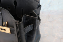 画像をギャラリービューアに読み込む, HERMES/エルメス バーキン30 アルデンヌ ブラック □C刻印 ハンドバッグ 700060134