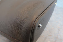 Load image into Gallery viewer, HERMES PICOTIN LOCK MM Clemence leather Etain □O Engraving Hand bag 800020072
