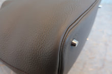 Load image into Gallery viewer, HERMES PICOTIN LOCK MM Clemence leather Etain □O Engraving Hand bag 800020072