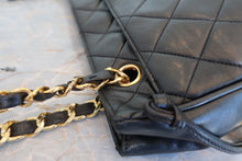 Load image into Gallery viewer, CHANEL Matelasse Chain tote bag Lambskin Black/Gold hardware Tote bag 800090206