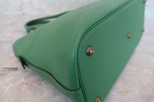 画像をギャラリービューアに読み込む, HERMES/エルメス ボリード35 クシュベル グリーン 〇V刻印 ショルダーバッグ 700030229