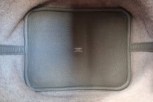 Load image into Gallery viewer, HERMES PICOTIN LOCK MM Clemence leather Etain □O Engraving Hand bag 800020072