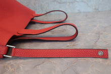 画像をギャラリービューアに読み込む, HERMES/エルメス ピコタンロックMM トリヨンクレマンス ルージュピヴォワンヌ □R刻印 ハンドバッグ 800030188