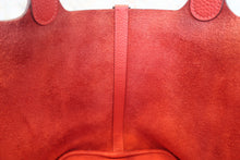 画像をギャラリービューアに読み込む, HERMES/エルメス ピコタンロックMM トリヨンクレマンス ルージュピヴォワンヌ □R刻印 ハンドバッグ 800030188