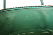 画像をギャラリービューアに読み込む, HERMES/エルメス ボリード35 クシュベル グリーン 〇V刻印 ショルダーバッグ 700030229-2