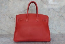 画像をギャラリービューアに読み込む, HERMES/エルメス バーキン35 トゴ サンギーヌ □O刻印 ハンドバッグ 800020140
