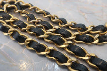画像をギャラリービューアに読み込む, CHANEL/シャネル パリ限定マトラッセダブルフラップチェーンショルダーバッグ ラムスキン ブラック/ゴールド金具 ショルダーバッグ 800010016
