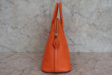 Load image into Gallery viewer, HERMES BOLIDE 35 Gulliver leather Orange 〇U Engraving Shoulder bag 800060179