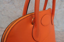 Load image into Gallery viewer, HERMES BOLIDE 35 Gulliver leather Orange 〇U Engraving Shoulder bag 800060179