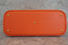 Load image into Gallery viewer, HERMES BOLIDE 35 Gulliver leather Orange 〇U Engraving Shoulder bag 800060179
