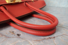 画像をギャラリービューアに読み込む, HERMES/エルメス バーキン35 トゴ サンギーヌ □O刻印 ハンドバッグ 800020140