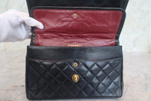 画像をギャラリービューアに読み込む, CHANEL/シャネル パリ限定マトラッセダブルフラップチェーンショルダーバッグ ラムスキン ブラック/ゴールド金具 ショルダーバッグ 800010016