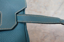 将图片加载到图库查看器,HERMES BIRKIN 30 Togo leather Blue jean □G刻印 Hand bag 700090042