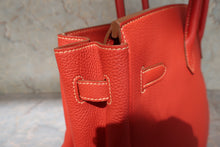 画像をギャラリービューアに読み込む, HERMES/エルメス バーキン35 トゴ サンギーヌ □O刻印 ハンドバッグ 800020140