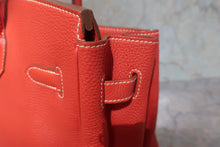 画像をギャラリービューアに読み込む, HERMES/エルメス バーキン35 トゴ サンギーヌ □O刻印 ハンドバッグ 800020140