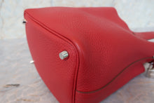将图片加载到图库查看器,HERMES PICOTIN LOCK PM Clemence leather Rouge garance □O刻印 Hand bag 700100151