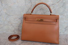画像をギャラリービューアに読み込む, HERMES/エルメス ケリー32 クシュベル ナチュラル □C刻印 ショルダーバッグ 700040072