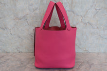 Load image into Gallery viewer, HERMES PICOTIN LOCK MM Clemence leather Rose shocking Z Engraving Hand bag 800060183