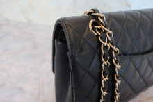 Load image into Gallery viewer, CHANEL Matelasse Double Flap Double Chain shoulder bag Caviar skin Black/Gold hardware Shoulder bag 800090100