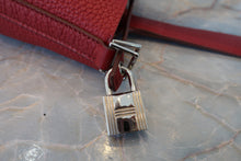 将图片加载到图库查看器,HERMES PICOTIN LOCK PM Clemence leather Rouge garance □O刻印 Hand bag 700100151