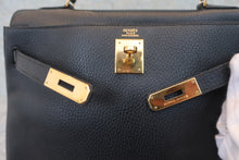 画像をギャラリービューアに読み込む, HERMES/エルメス ケリー32 アルデンヌ ブラック 〇Y刻印 ショルダーバッグ 800030182