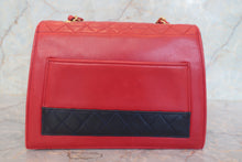 画像をギャラリービューアに読み込む, CHANEL/シャネル 2.55チェーンショルダーバッグ ラムスキン レッド/ネイビー/ゴールド金具 ショルダーバッグ 800010020